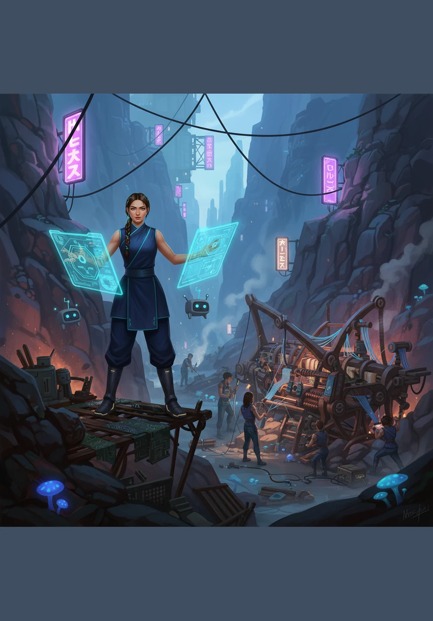 The villagers worked together, guided by Elara’s meticulous plans, digging through the rocky soil until a cool, clear stream finally burst forth. As the water rushed into the valley, the rigid barriers of tradition began to soften under the weight of her success.