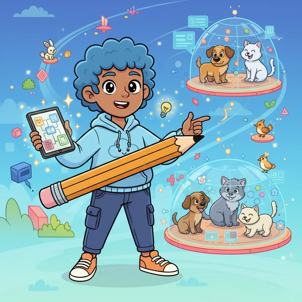 Pixel Pete's Pet System Adventure - Educational stories