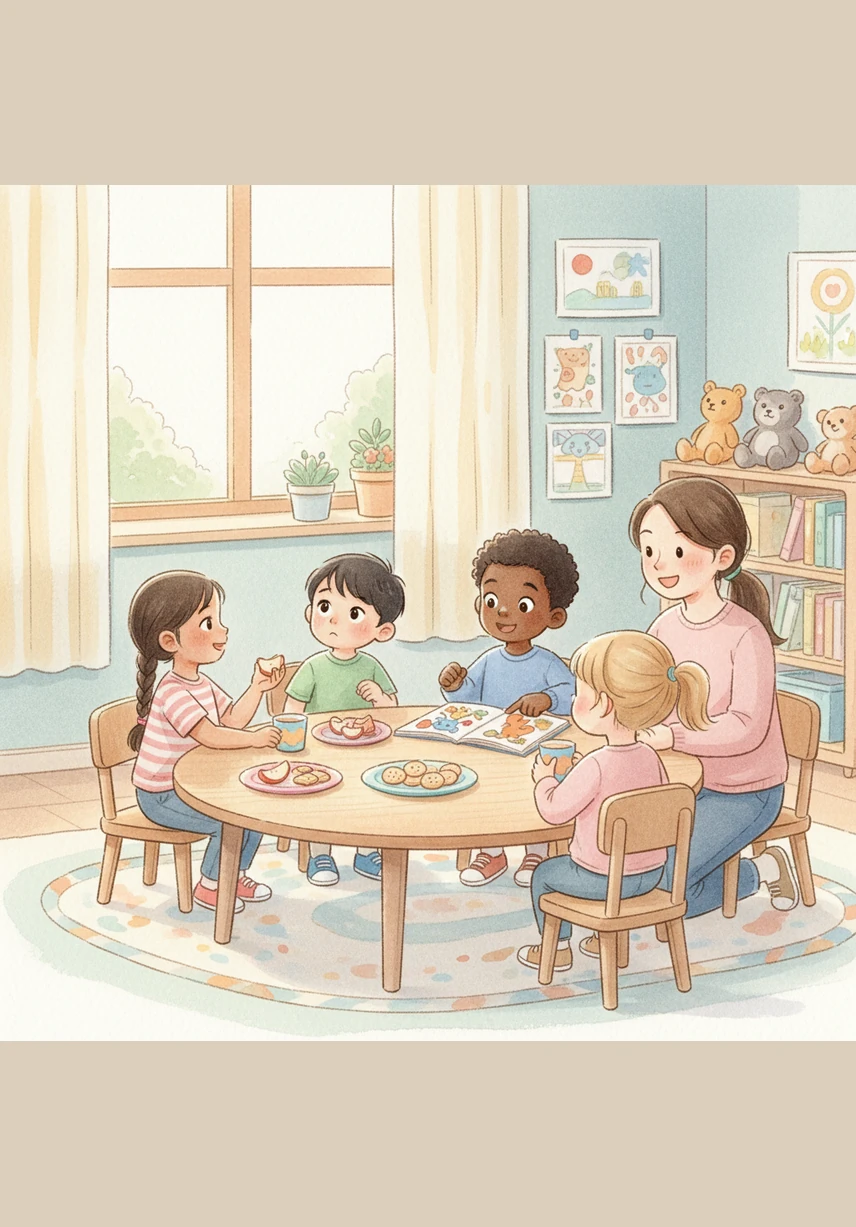 For a few days, Julian’s chair at the small wooden table stays empty during snack time. His friends and teachers look toward the door, wondering where he could be and hoping he will come back to play very soon.