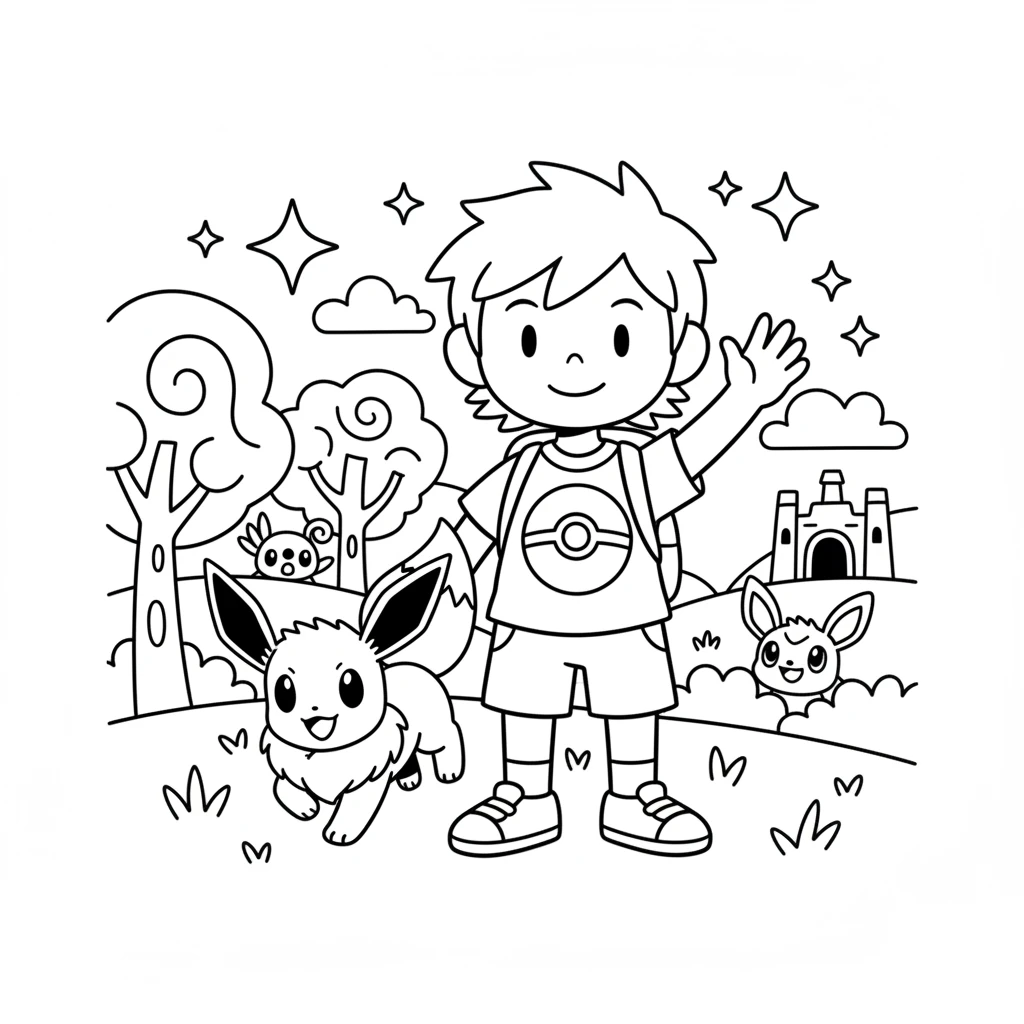 pokemon coloring page - coloring pages
