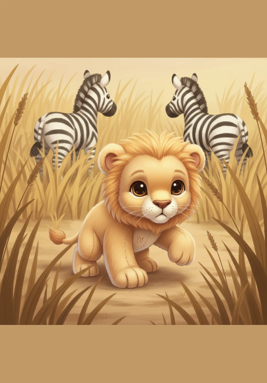 Leo's tummy gives a little rumble, telling him it is finally time to find something to eat. He creeps through the grass, moving as quiet as a tiny mouse.