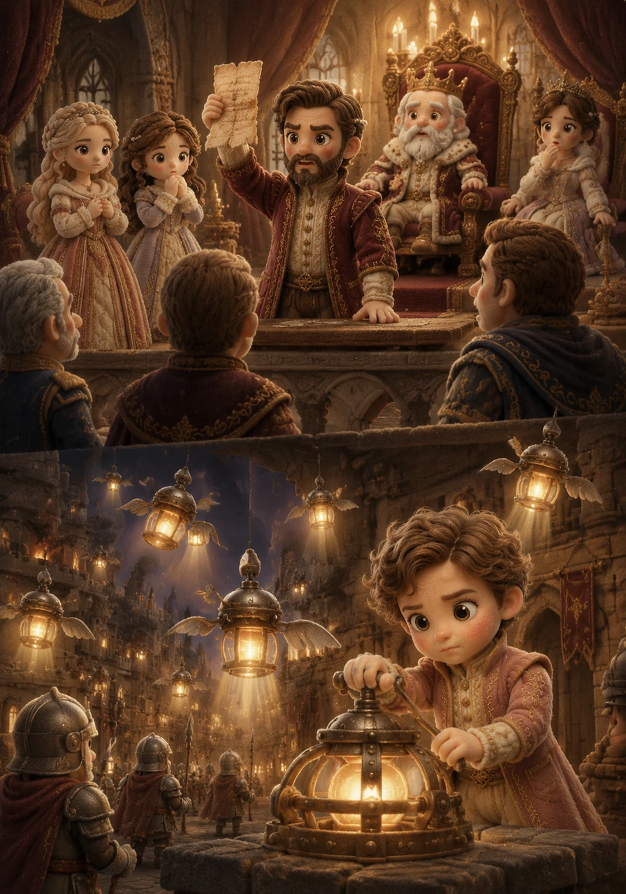 When the dark day of the rebellion finally arrived, House Ardent was not caught off guard as they had been in Lysandra's memory. Armed with advanced warning, their father exposed the forged evidence of treason before the royal court, completely blindsiding their enemies. In the streets below, Cael's mechanical lanterns flared to life, flawlessly coordinating the city's defense forces.