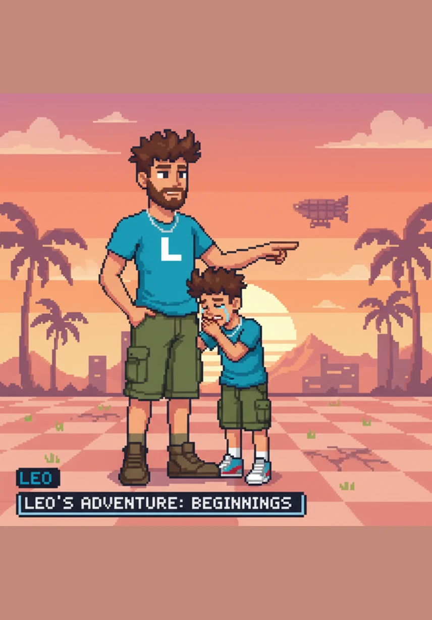 Years later, an older Leo finds his old 2016 smartphone in a desk drawer and powers it up to see the grainy, pixelated memories of his youth. A wave of bittersweet nostalgia hits him as he realizes how much the world has changed, yet those viral moments remain frozen in time.