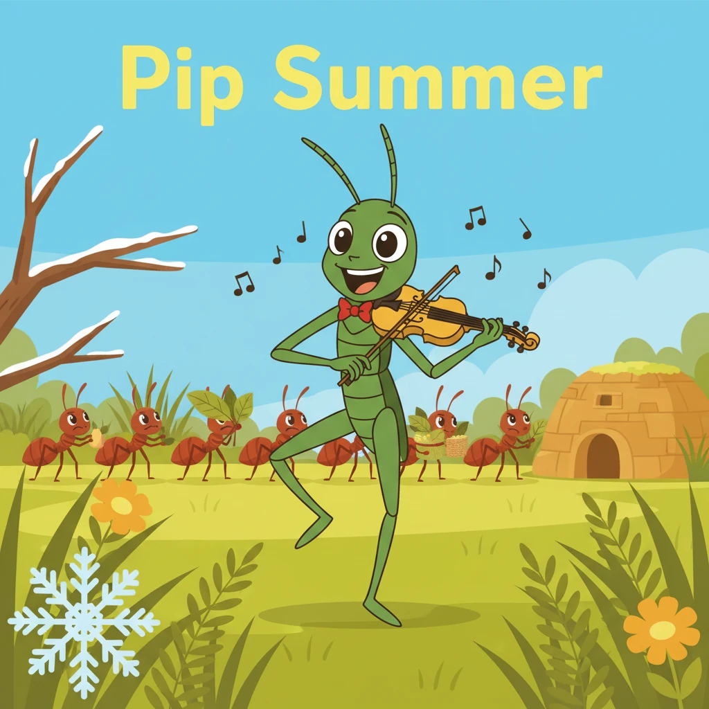 The Song of Summer and the Winter Store - fairy-tale