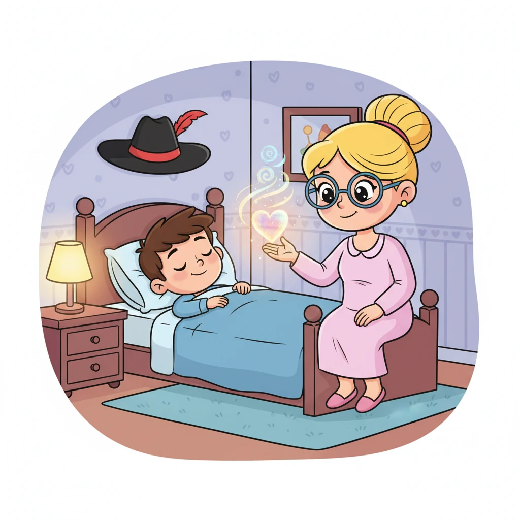 «Το αληθινό σημάδι του Ζορό», συνέχισε η μαμά, «δεν είναι ένα γράμμα που γράφεται, αλλά η βοήθεια που δίνεις και η χαρά που προσφέρεις. Οι αληθινοί ήρωες δεν χρειάζονται υπερδυνάμεις, μόνο μια καλή και γενναία καρδιά». Ο Δημήτρης κατάλαβε και αποκοιμήθηκε με ένα χαμόγελο.