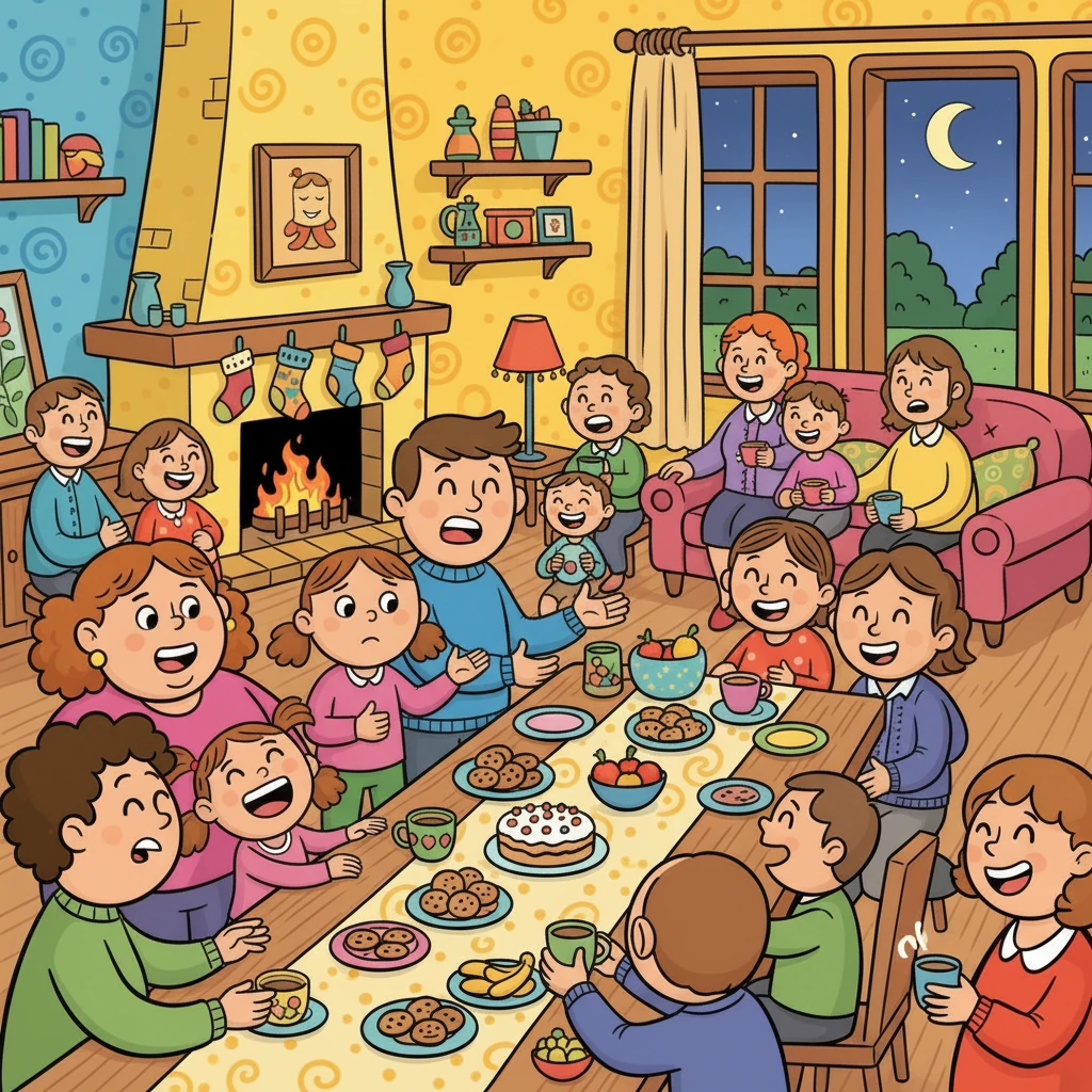 Sans hésiter, Lilou annonce à sa famille qu'elle doit partir, promettant de revenir dès que possible.