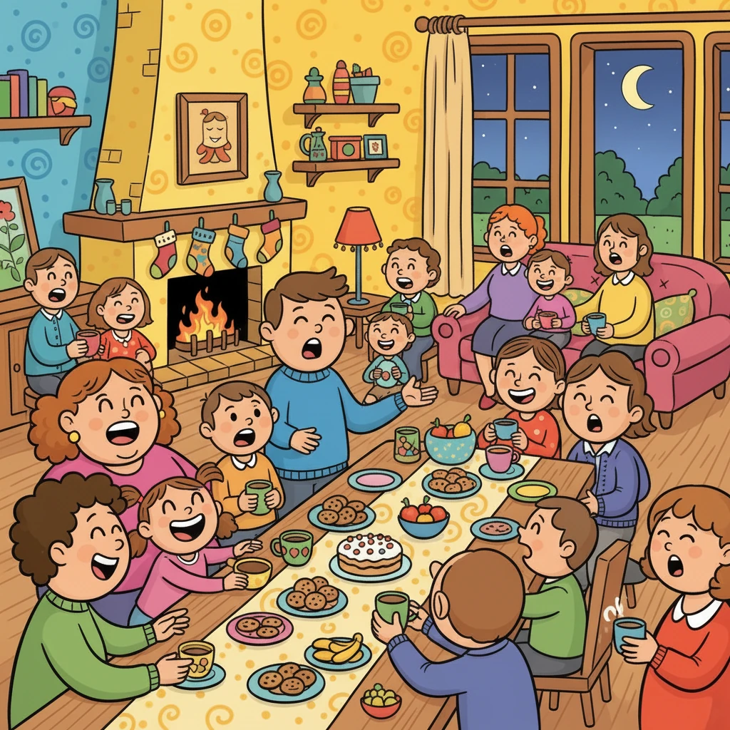 Tous les regards se tournent vers elle, la surprise se lisant sur les visages.