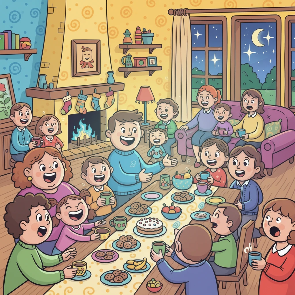 La pièce se fige un instant, puis l'ambiance change instantanément.