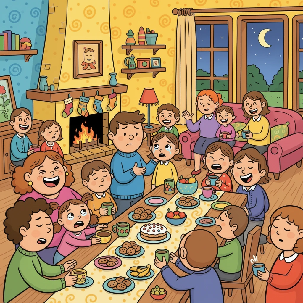 Sa famille, gênée, tente de minimiser la situation, mais Lilou a tout entendu.