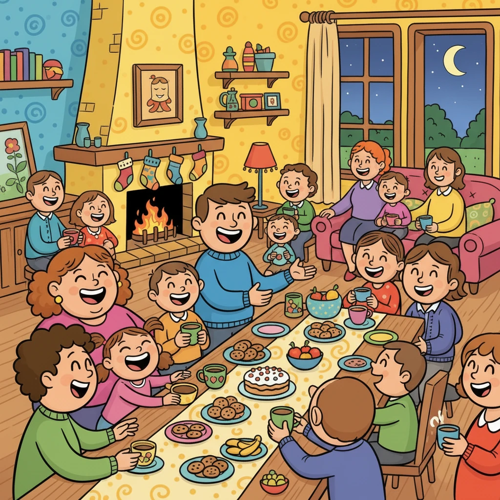 Elle sait que sa famille, avec ses défauts et ses qualités, est son plus grand trésor.