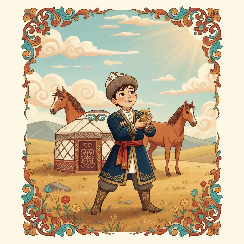 Алтын сақа (ықшамдап алынды) - fairy-tale