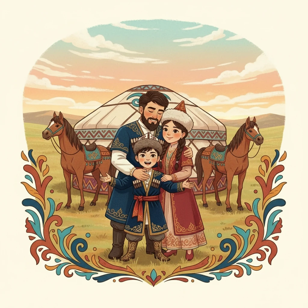 Бала ауылына аман-есен оралды. Әке-шешесі қуанып, той жасады. Бала барлық оқиғаны баяндап берді. Әкесі енді баласын жалғыз жібермейтініне уәде берді. Жалмауыздың қызы жеңіліп, ауыл халқы тыныштыққа қол жеткізді.