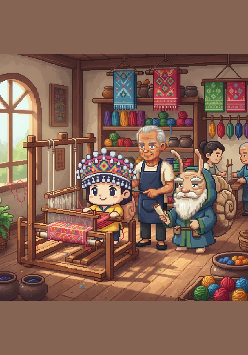 螺螺来到非遗传承人的工作室，看到老艺人们数十年如一日地坚守着传统手艺。他们用匠心守护着每一道工序，将对土地的热爱与浓浓的乡愁，深深融入到那缕经久不散的螺香之中。