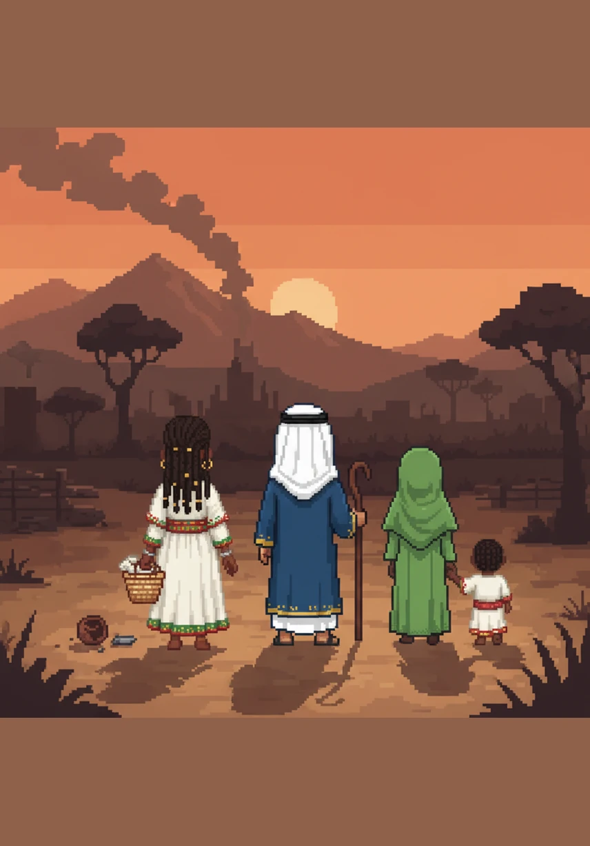 The sky turned dark as the fires of war swept through her homeland, dismantling the life she once knew in an instant. Amara was taken far from the mountains, stripped of her titles and her home, and carried across the sea into the vast, unforgiving sands of Arabia.