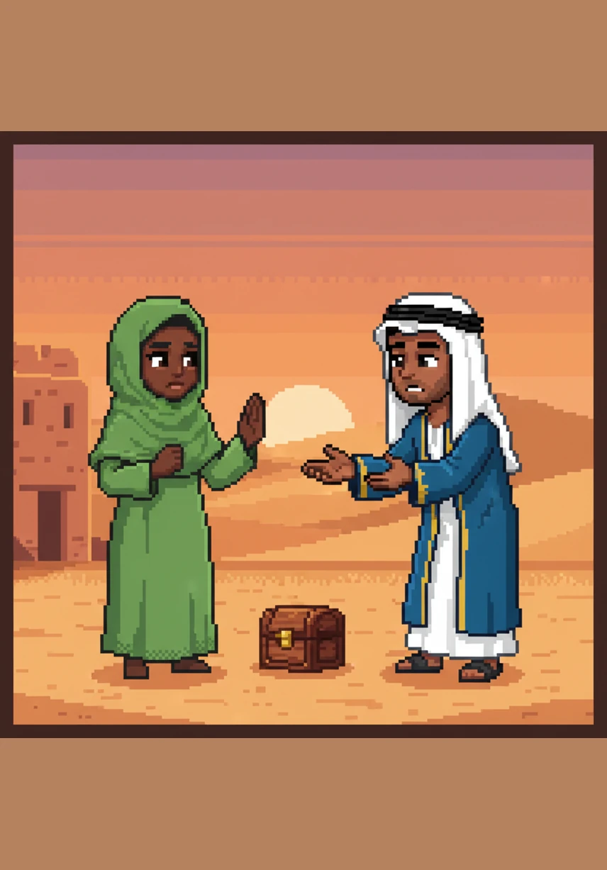 Though her heart stirred with a matching fire, Amara looked at him with the weight of her suffering people in her eyes and firmly refused him. She could not align herself with the power that had destroyed her home, choosing the duty she felt toward her fellow captives over her own desires.