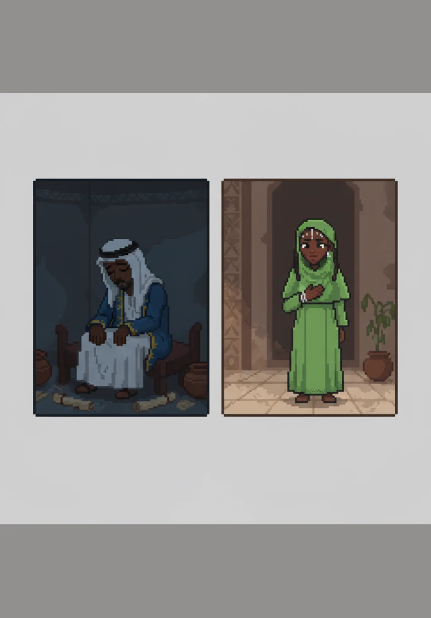 Following her rejection, Abdul withdrew into a dark silence, abandoning his duties and wasting away in the agony of a love he could not have. Meanwhile, Amara felt the cracks in her own emotional armor as she realized the depth of the void his absence left in her soul.