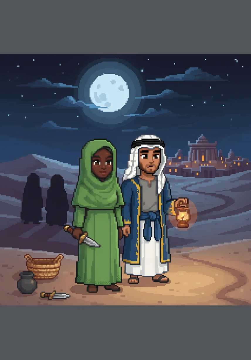 Under the cover of night, Amara risked everything to find Abdul in his chambers, finally admitting the truth she had tried so hard to bury for her people's sake. In that quiet moment, two souls from warring worlds found a love that defined them far more than their titles or their chains ever could.