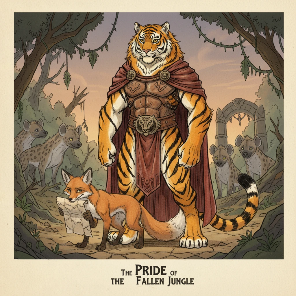 The Pride of the Fallen Jungle - Animal stories