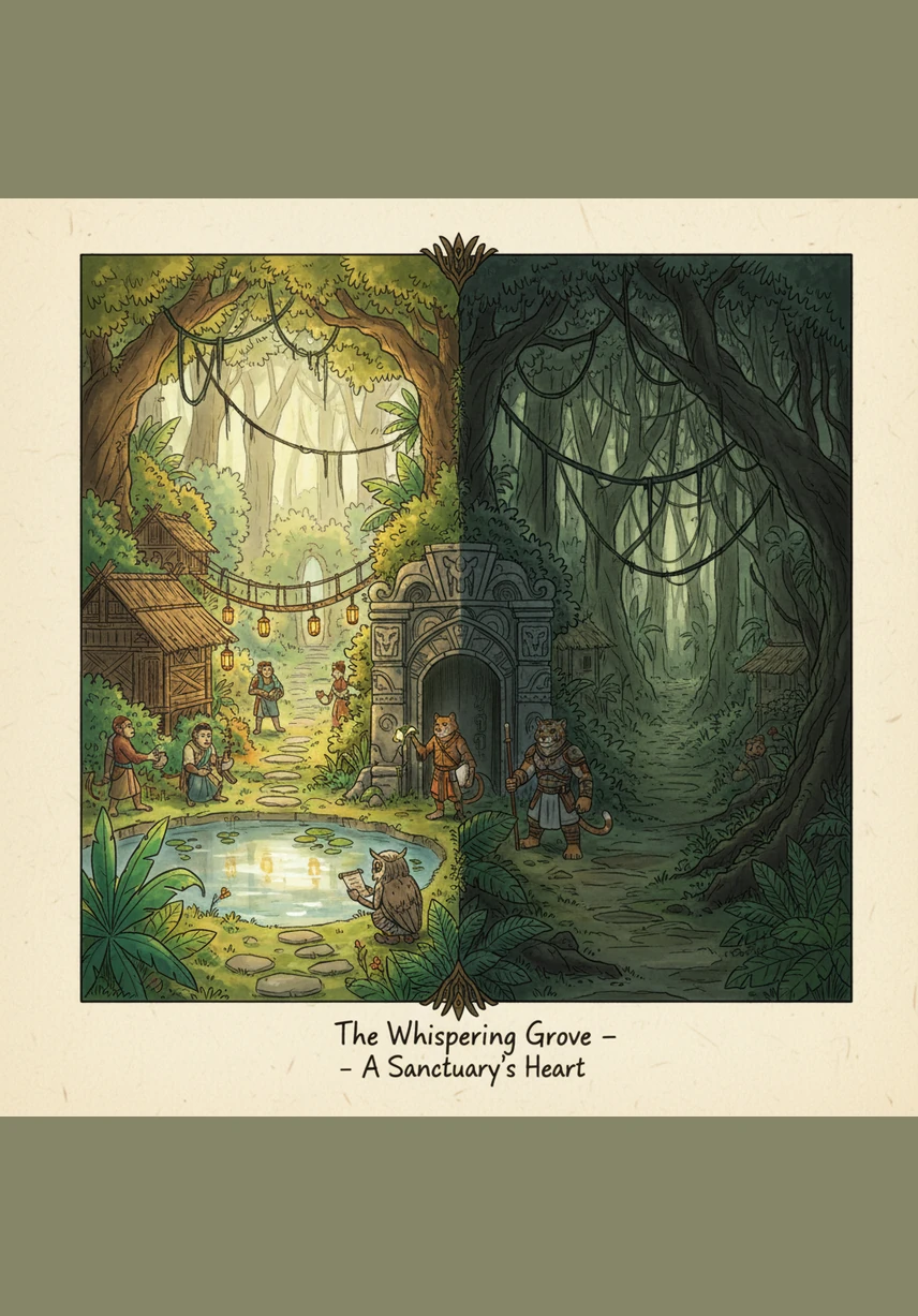 In a world divided into one hundred and ninety-two independent jungles, one small sanctuary stood out for its remarkable prosperity and calm. While most of these lands were ruled by fierce tigers, this particular realm was guided by the grace and wisdom of a noble tigress named Elara.