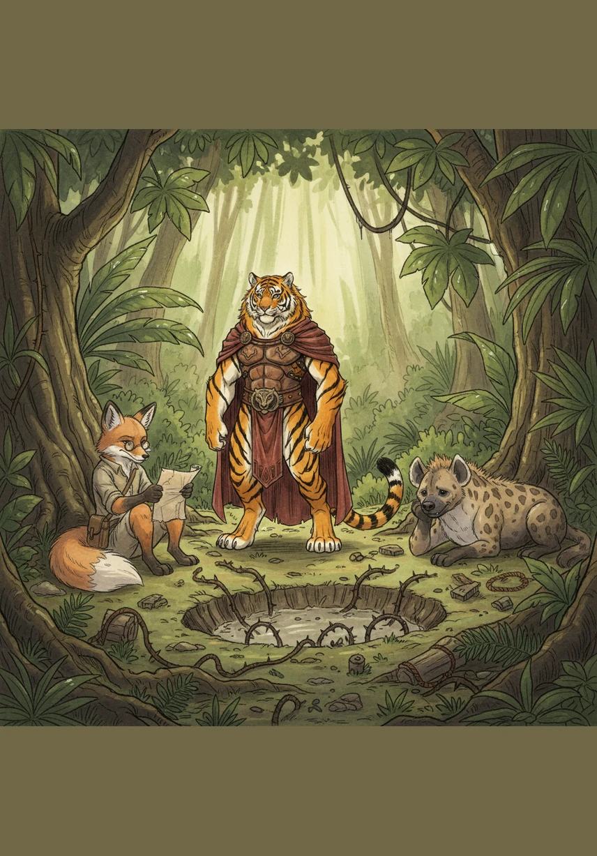 The hyenas tried many times to invade Elara’s territory, but they could never overcome her strength and the unity of her subjects. Realizing that force would not work, they changed their strategy and recruited a cunning fox named Silas to destroy the jungle from the inside.