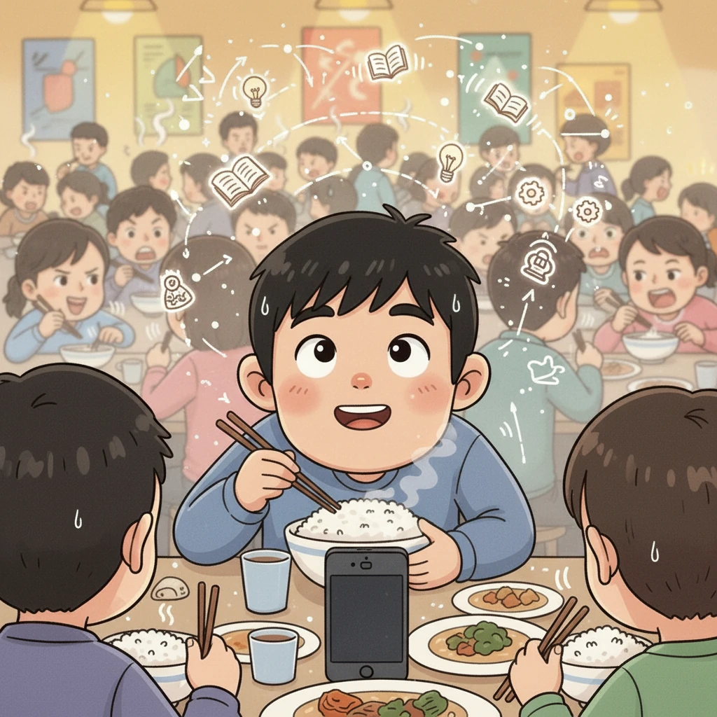 小羽抬起头，眼神里充满了对知识的渴望。他明白了，即使在嘈杂的环境中，我们的大脑也能帮助我们专注于我们想要学习的事物。他开始更积极地探索这个神奇的世界。