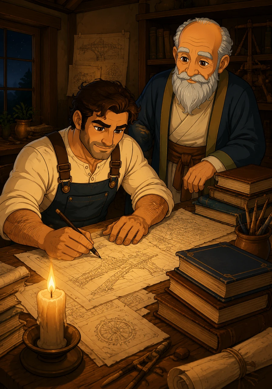 As he grew older, Mateo’s room became a sanctuary of ambition, filled with stacks of blueprints and tattered books on engineering. He spent his nights studying by candlelight, driven by a quiet promise to build something that would change his community forever.