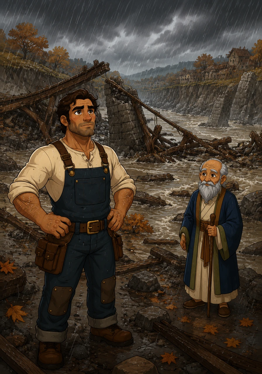 His path was not easy, and his first major project—a bridge designed to connect the village to the trade routes—collapsed during a fierce autumn storm. Standing in the rain amidst the ruins, Mateo felt the weight of failure, yet he refused to let his spirit break.
