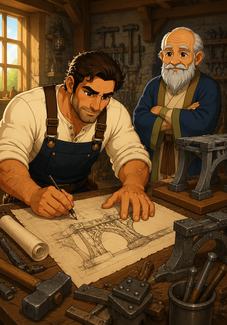 Years of hard work followed as Mateo labored in his workshop, his hands calloused from stone and steel. He sacrificed sleep and comfort, pouring every ounce of his energy into a new design that was bolder and more resilient than anything seen before.