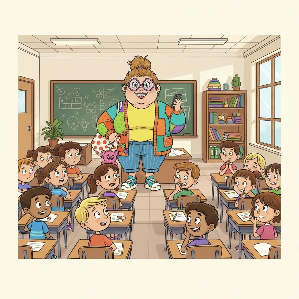 Karen Marie prøver at tale de unges sprog - Creative imagination