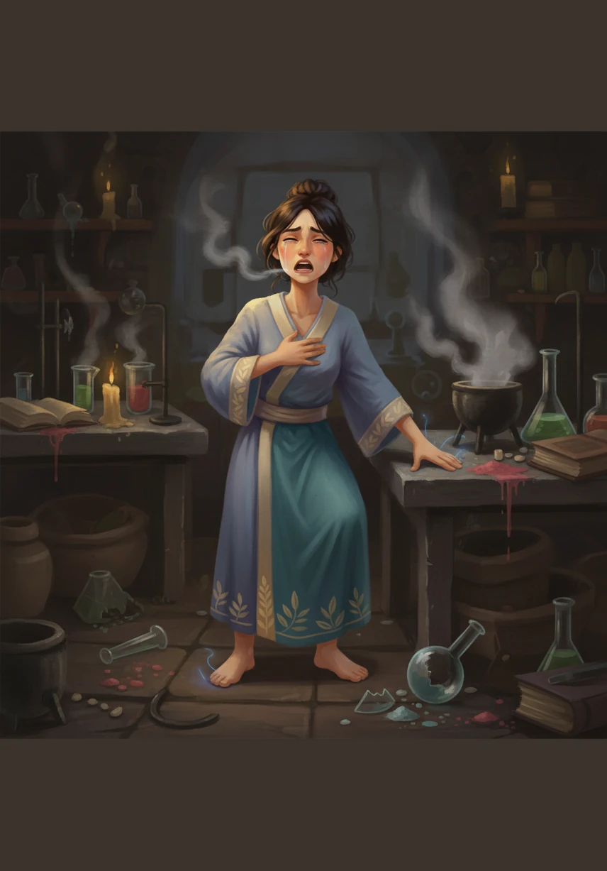 During a moment of stress, Elara remembers her training and focuses on five things she can see, hear, and touch. The chaotic world slows down, and she finds her center once again, feeling capable and composed despite the noise.