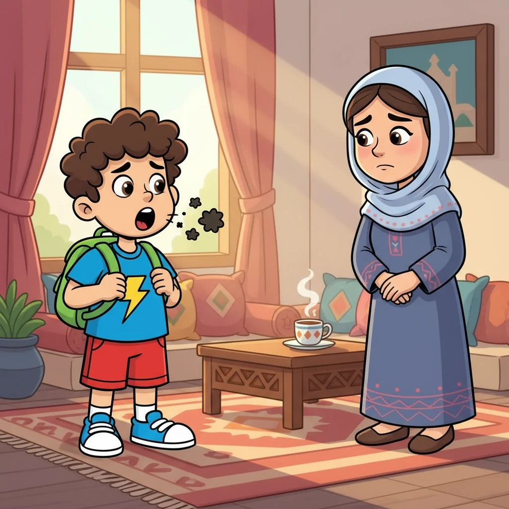 پسر بد دهن - moral