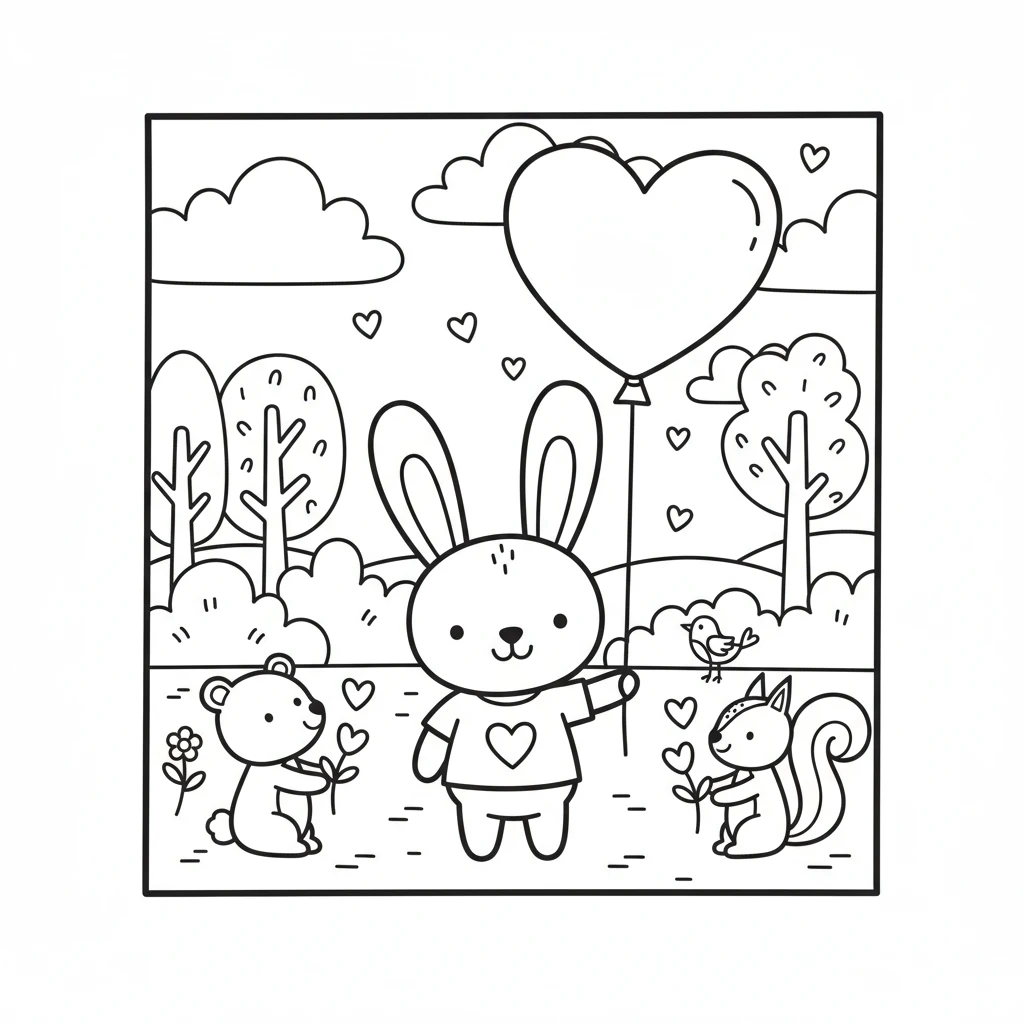 valentine's day coloring pages - coloring pages