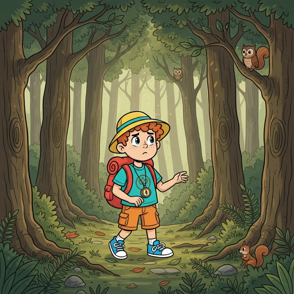 As they wandered deeper, the familiar path began to fade, and soon they realized they were completely lost. Panic started to set in, but they held onto hope, remembering they had each other. The forest grew quiet, with only the rustling of leaves overhead.