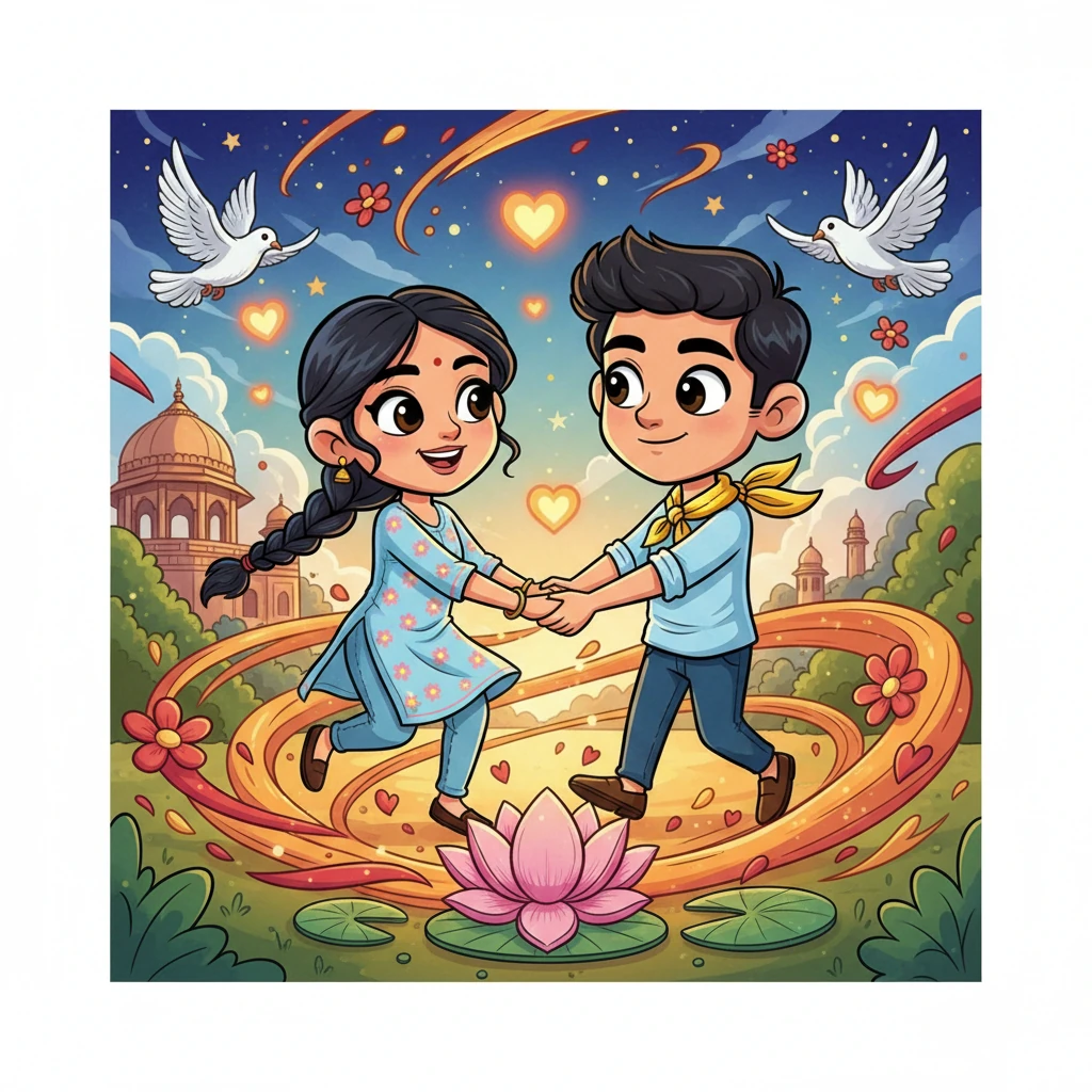 Riya's Radiant Heart - love