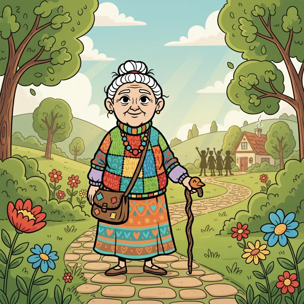 As Elara's steps grew heavier, her gratitude only deepened. She had lived a full life, a life she wouldn't trade for anything. Now, she was surrounded by the love she had created.