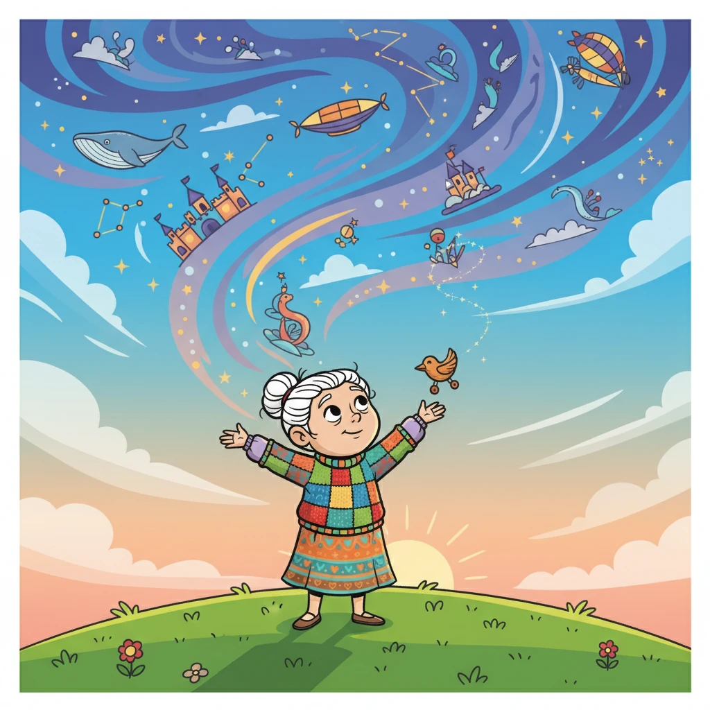 She thought of her childhood, filled with wonder and endless possibilities. She remembered dreaming of faraway lands and the adventures that awaited her. This all started with a simple wish.