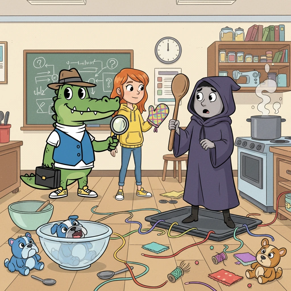 In a final showdown, Mango and Brash confront the true culprit behind the mascot kidnapping and the coded messages. With teamwork and quick thinking, they solve the case and save the day, but will Brash pass Home Economics? The mystery continues...