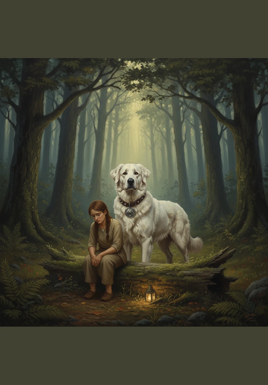 A man eventually found Snowball shivering beneath a fallen log, but he did not offer the comfort the dog so desperately needed. Instead of looking for Snowball’s home, the man saw only a way to make money and led him to a dark, rattling van. Snowball felt a deep sense of dread as the forest disappeared behind a closing metal door.
