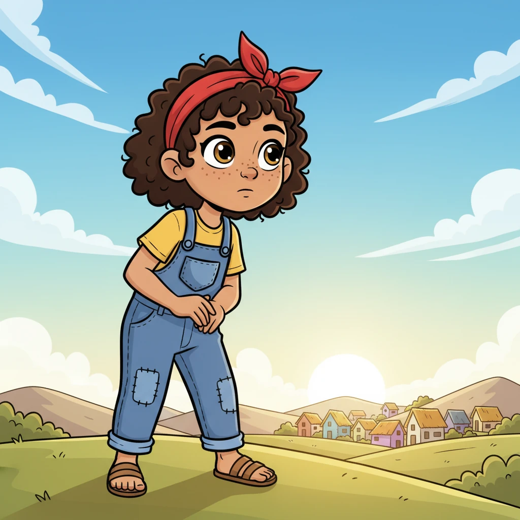 Among them was Lila, a girl with eyes as bright as morning stars, despite her own simple attire. She often watched the horizon, her heart filled with unspoken questions about the world beyond their quiet village. A deep yearning for stories and knowledge flickered within her.