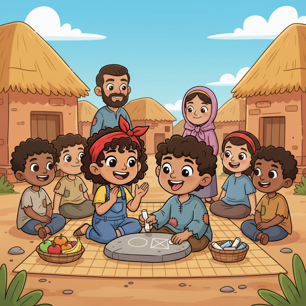 Word of Rohan's lessons spread, and soon, more children joined, along with a few curious parents. The villagers, seeing the children's newfound enthusiasm, started contributing small things – a mat for sitting, some chalk made from limestone, a few pieces of fruit for snacks. The village slowly began to awaken.