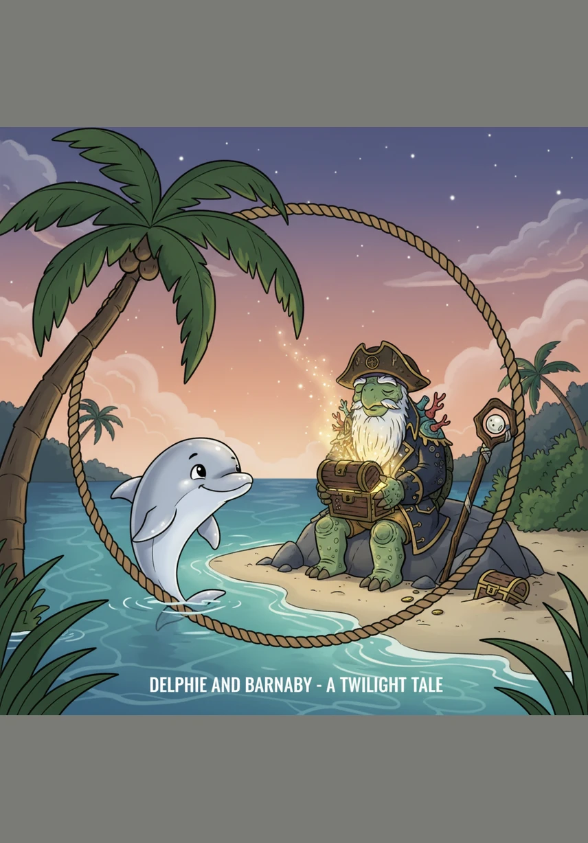 The sky began to turn a warm shade of orange and gold as the sun dipped toward the horizon, painting the clouds in fiery colors. Delphie slowed her pace, feeling the calming rhythm of the ocean as the day started to fade into a quiet evening.