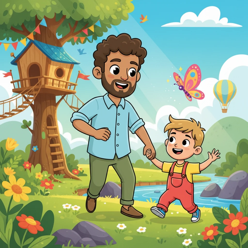 Pip and Papa's Perfect Day - family