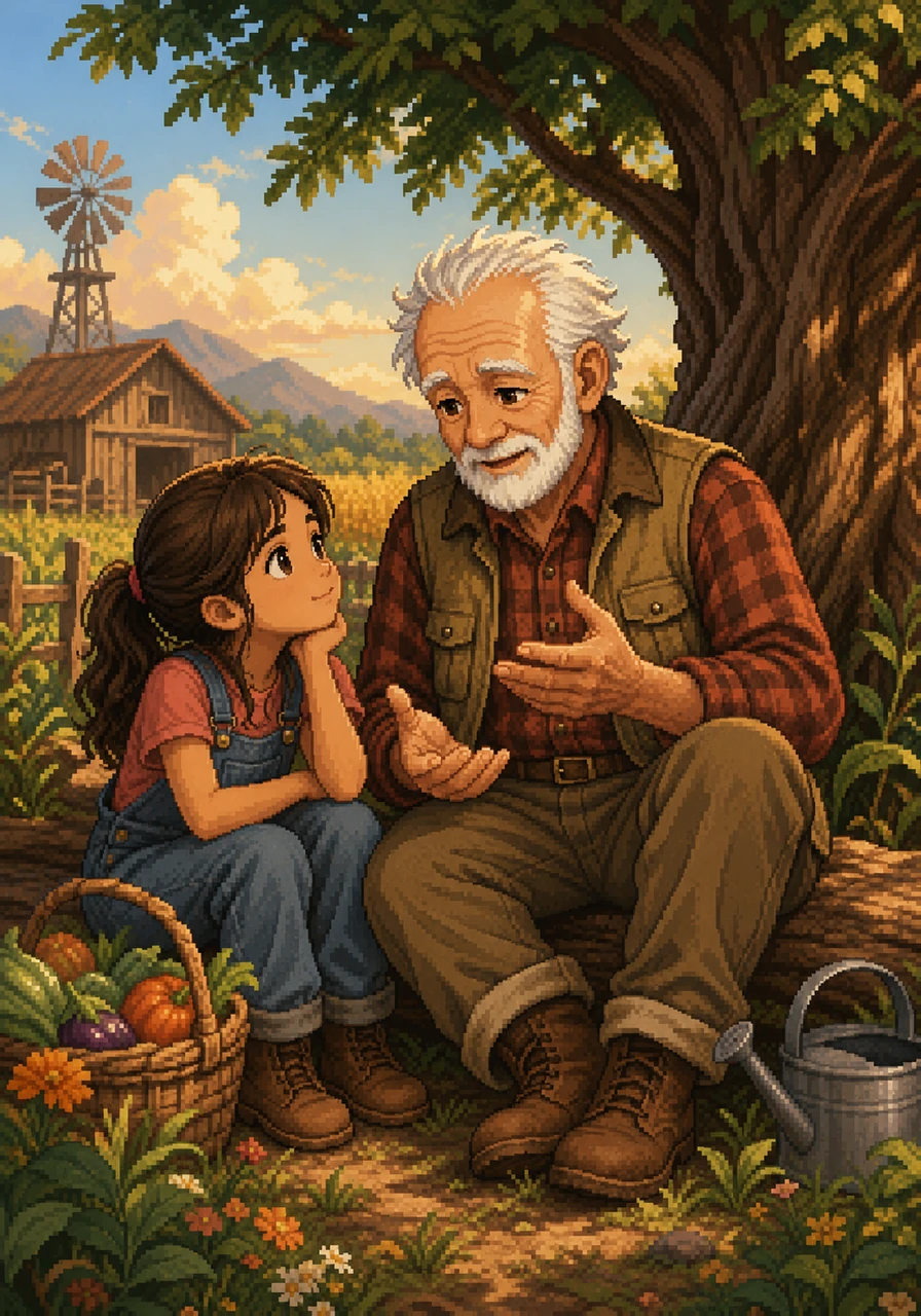 Her grandfather, a wise old man with stories for every occasion, often spoke of Mother Nature's incredible gifts and the balance we must keep.