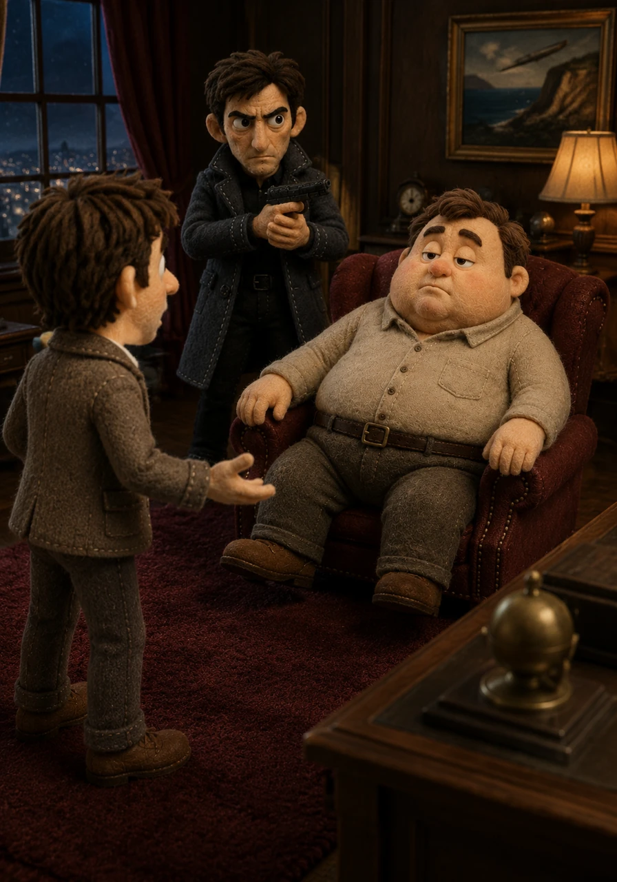 Max explained that he had come for the secret report concerning new missiles that was due to arrive that night. Despite the deadly weapon aimed at his chest, Ausable didn't blink, moving slowly to sit in an armchair with an air of mild annoyance.