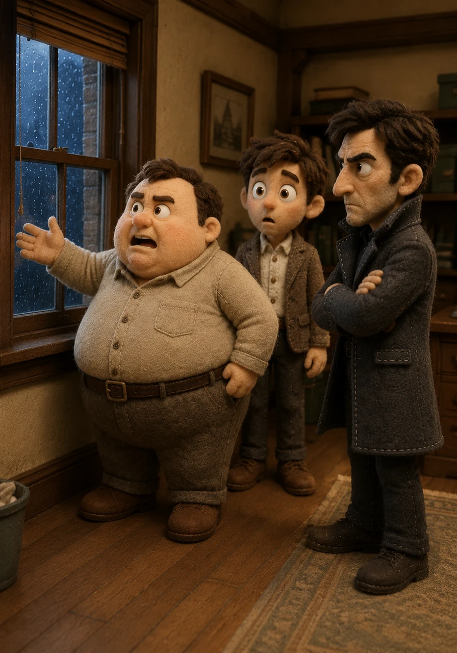Ausable began to grumble about a balcony outside his window, claiming it was the second time this month someone had broken in that way. He looked at the window with such genuine frustration that Max began to believe the invisible balcony really existed.