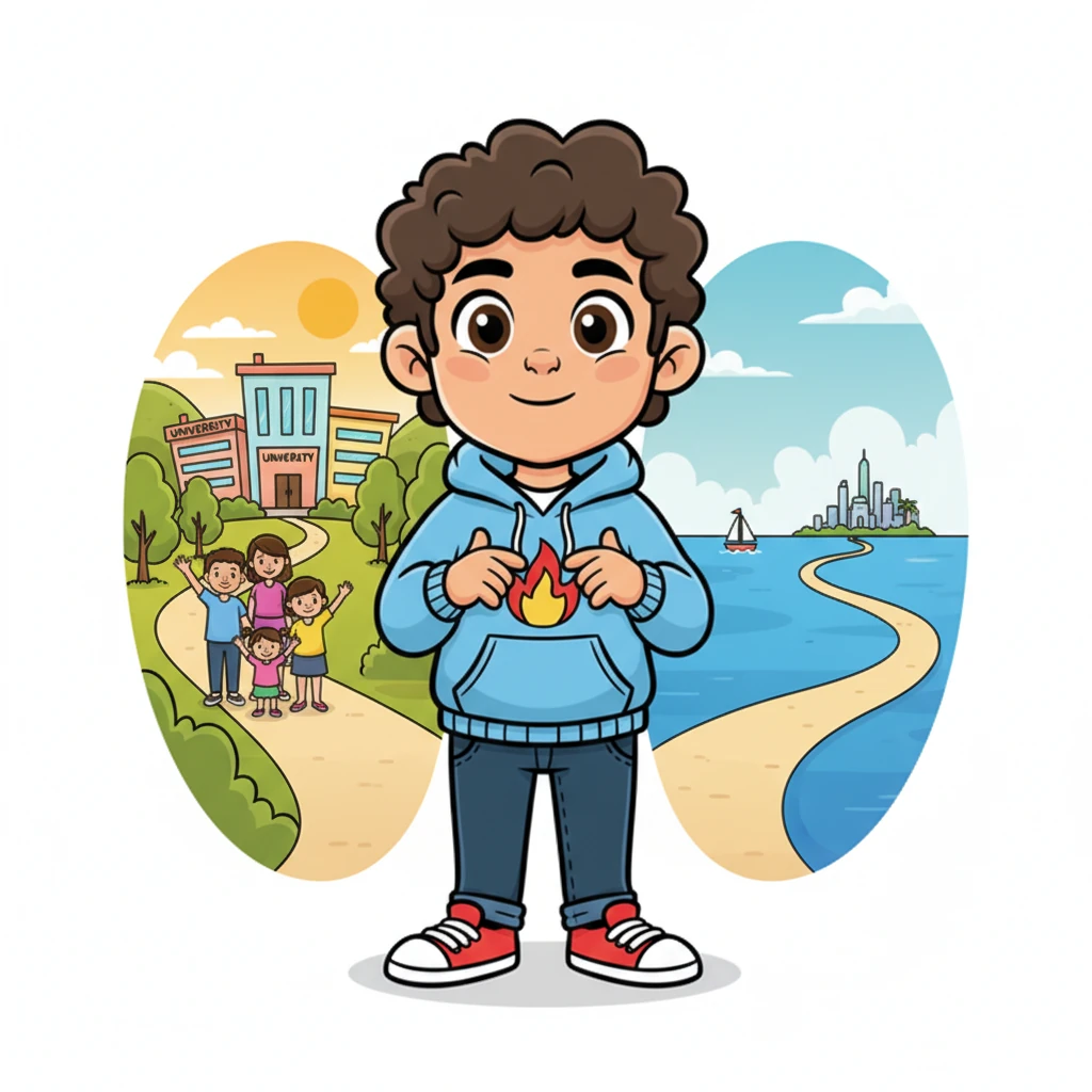 Pronto, dos caminos claros emergieron ante mí. Una universidad local, excelente, con el apoyo de mi familia cerca. La otra, una aventura en el extranjero, llena de promesas y desafíos desconocidos. Mi corazón estaba dividido, tirado en dos direcciones opuestas.