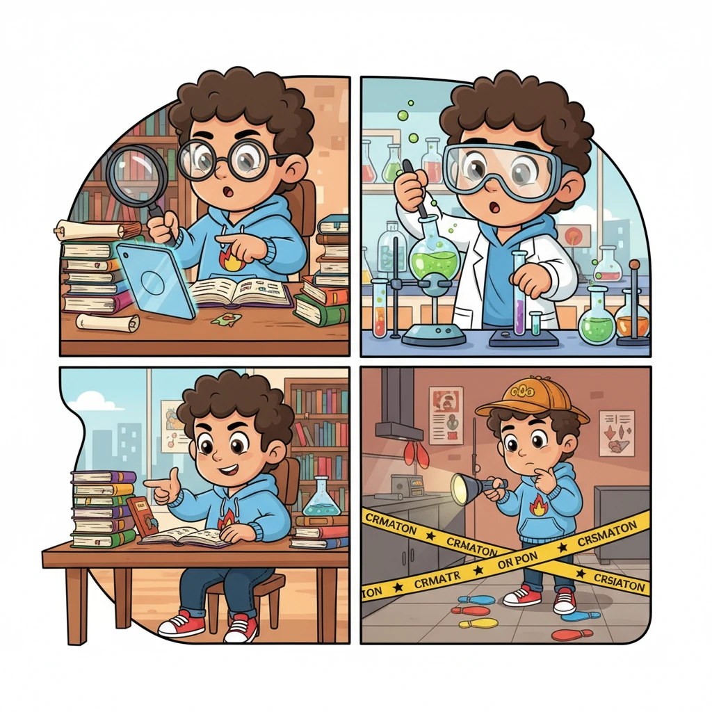 Los años de estudio fueron intensos, llenos de desafíos académicos y momentos de duda. Pasé incontables horas en la biblioteca, en laboratorios y en simulacros de escenas del crimen, absorbiendo cada lección. Cada esfuerzo me acercaba más a mi objetivo de convertirme en un experto.