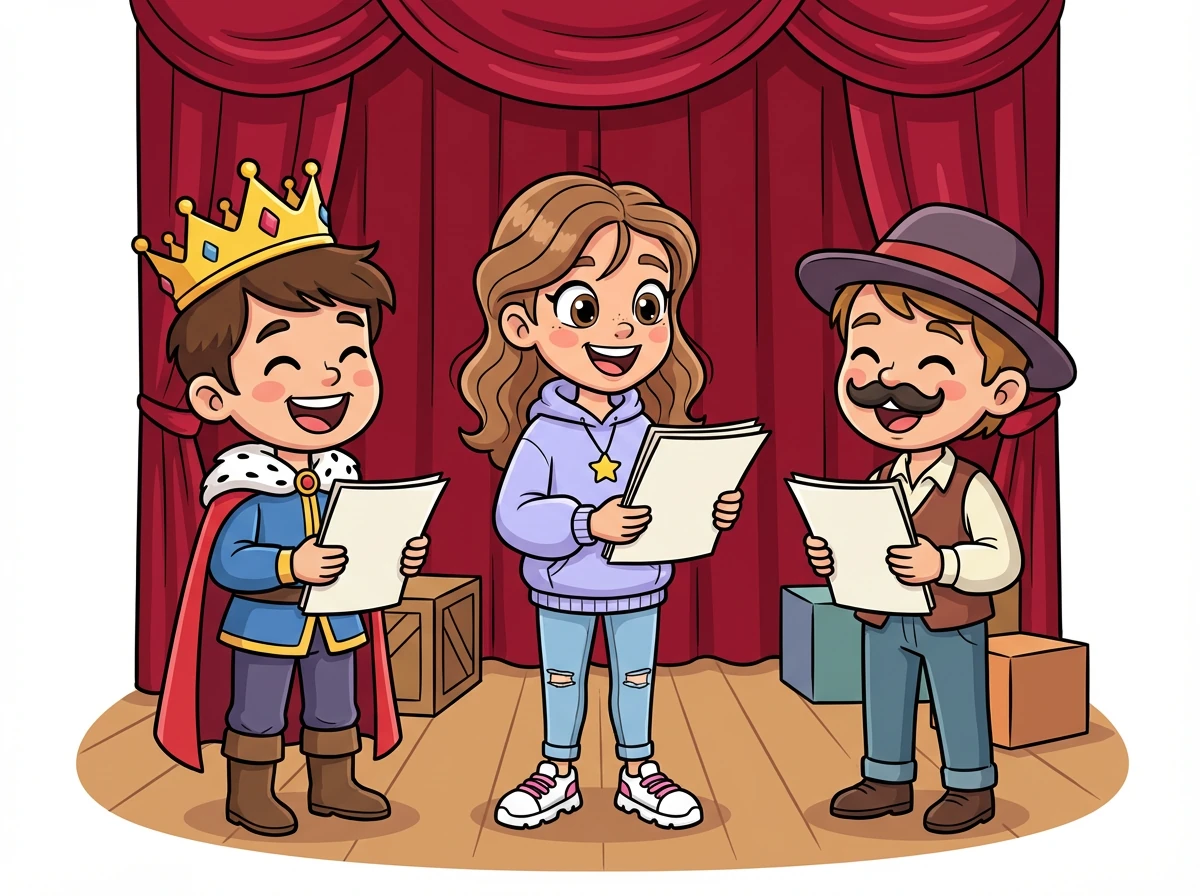 Sofia decide participar do clube de teatro da escola. Lá, ela conhece novas pessoas que compartilham seus interesses e se sente mais à vontade para ser ela mesma.