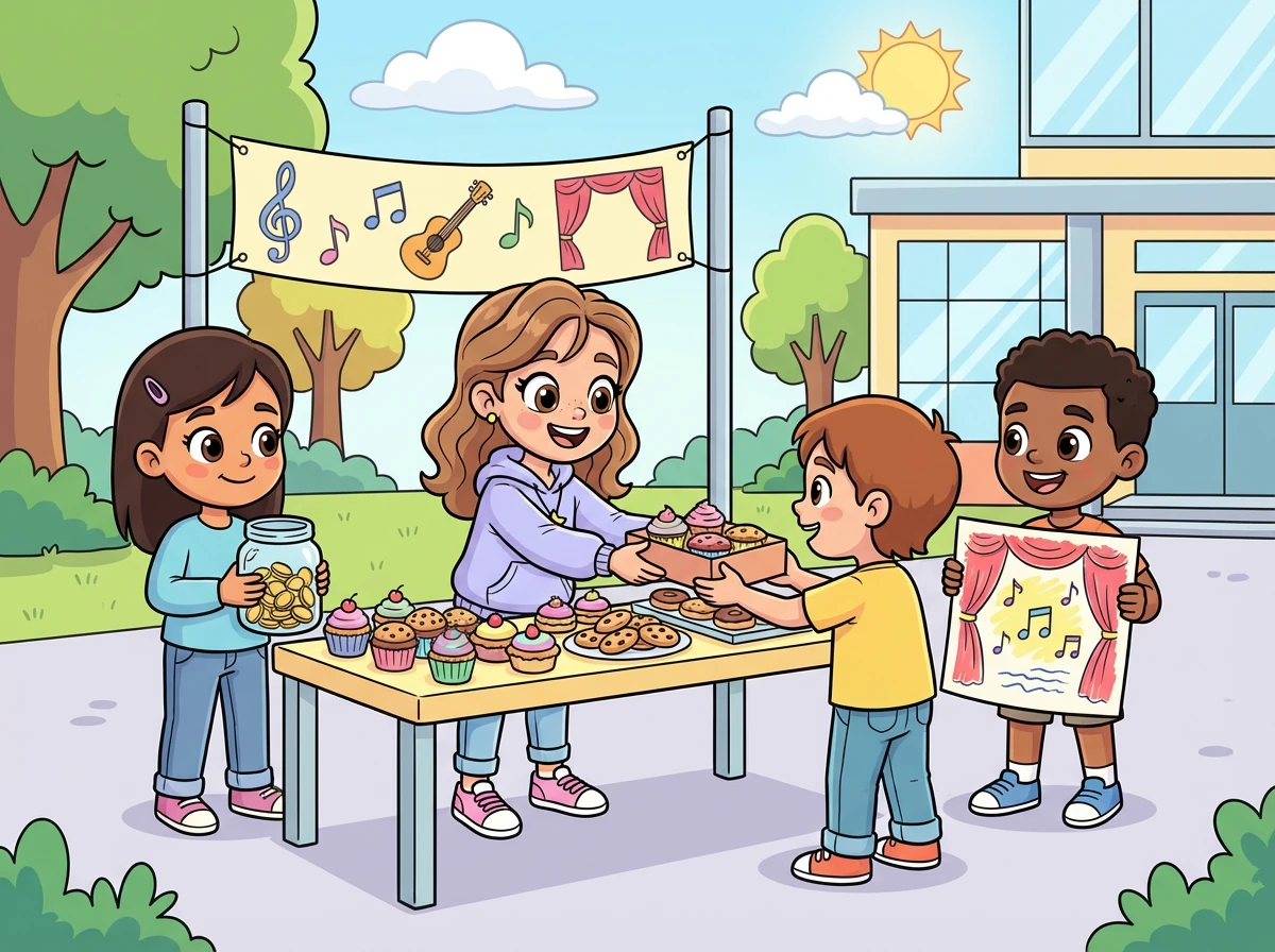 Sofia enfrenta um desafio quando a peça da escola é ameaçada de cancelamento por falta de recursos. Ela e seus amigos se unem para arrecadar fundos e salvar a apresentação.