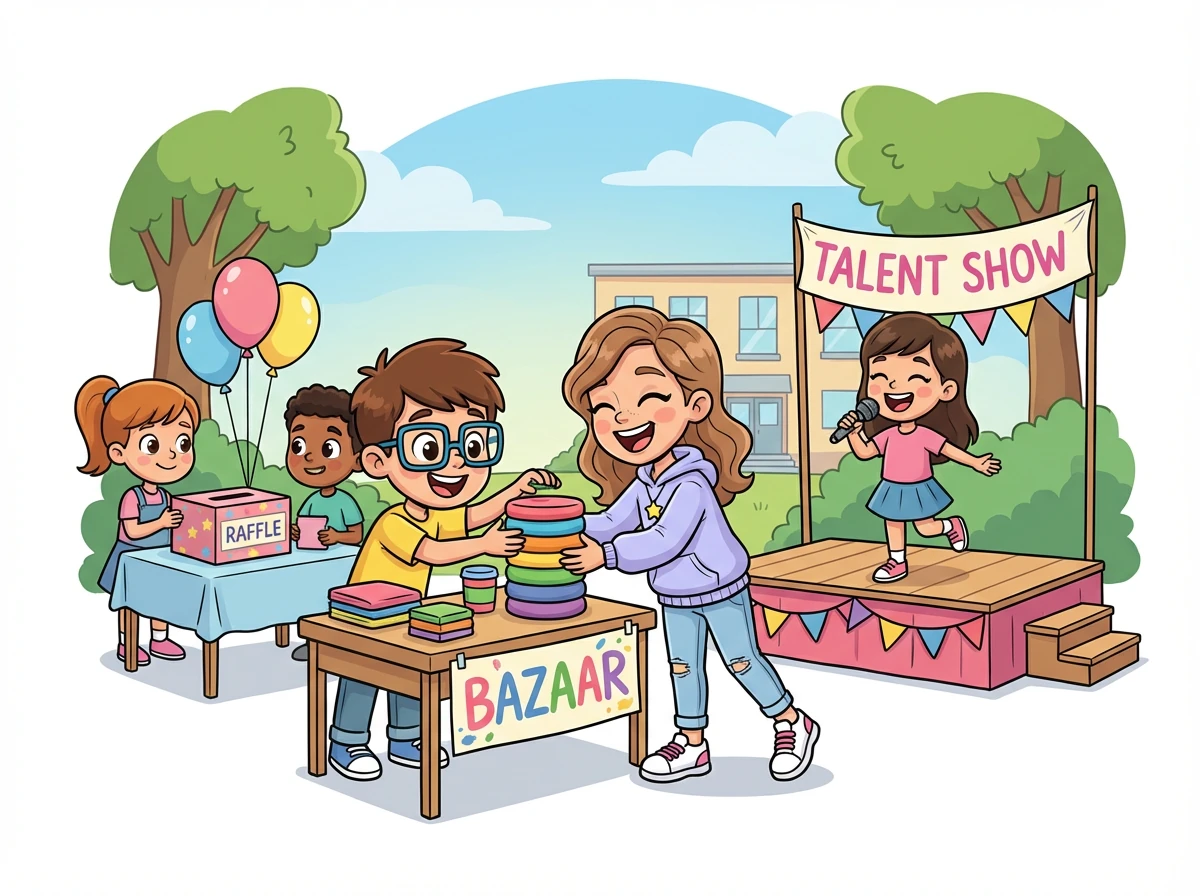 Sofia e seus amigos organizam uma rifa, um bazar e um show de talentos para arrecadar dinheiro. Eles trabalham em equipe e mostram o poder da união.